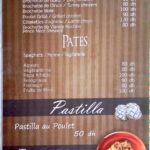 Menu Café Snack Chinguitti Marrakech August 2024 470508-065900